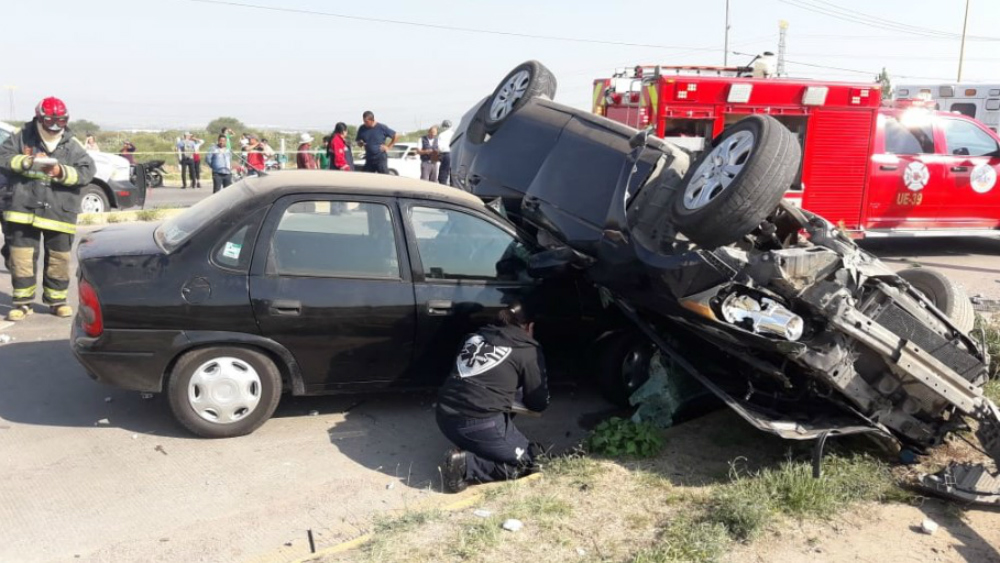 Accidente automovilístico en Aguascalientes deja tres muertos