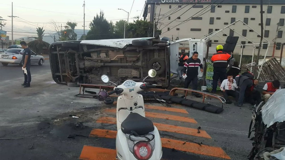 Choque deja seis heridos en Coacalco