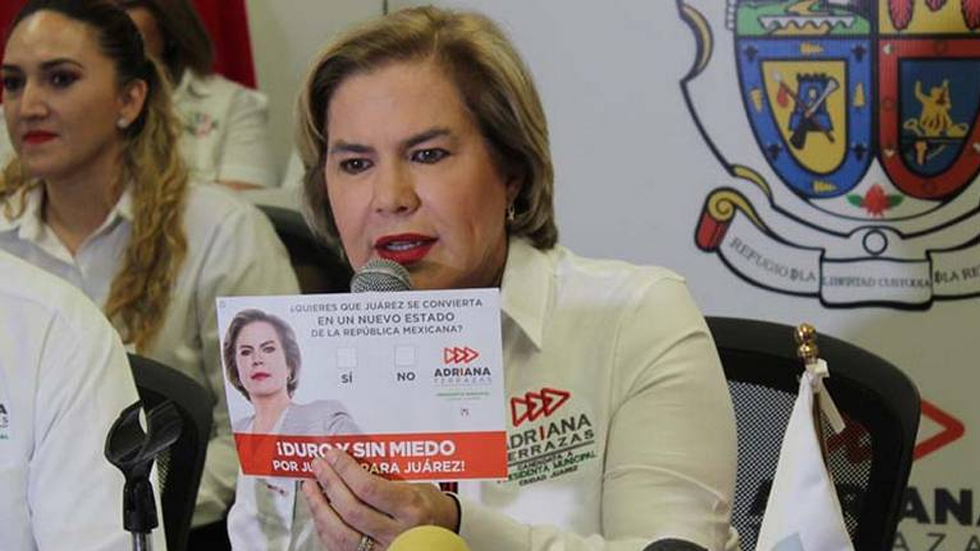 Propone candidata transformar a Ciudad Juárez en estado