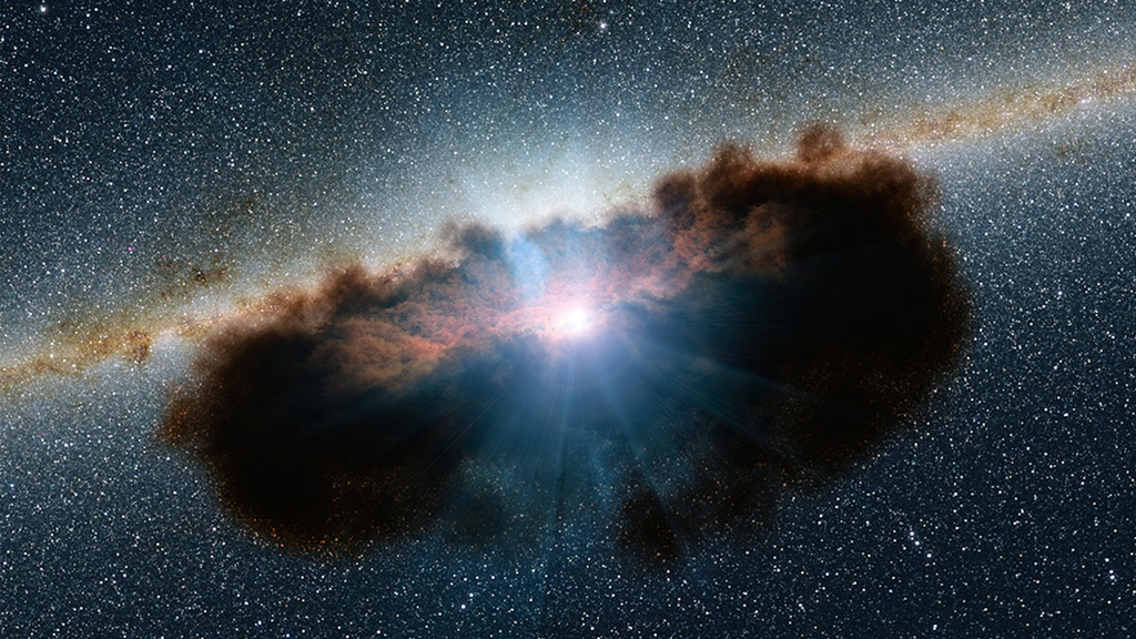 Hallan evidencia de cúmulo de agujeros negros en centro de la Vía Láctea