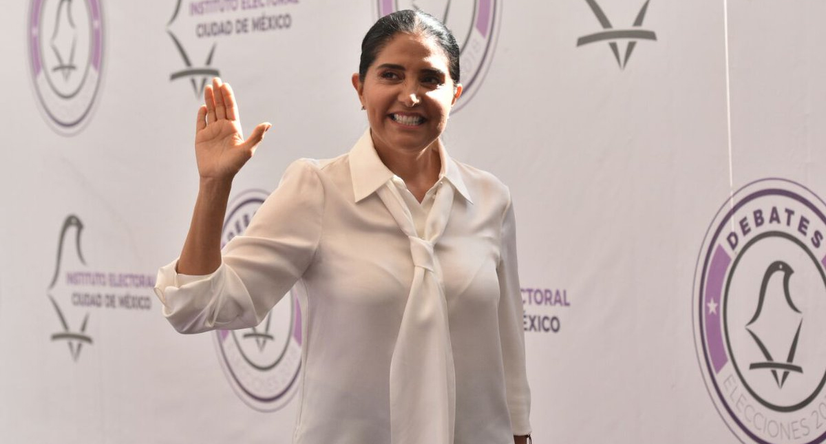 Así llegaron los candidatos a segundo debate por Jefatura de Gobierno - alejandra-barrales-segundo-debate