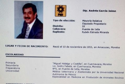 Asesinan a expresidente de Amacuzac, Morelos - andres-garcia-jaime-asesinato