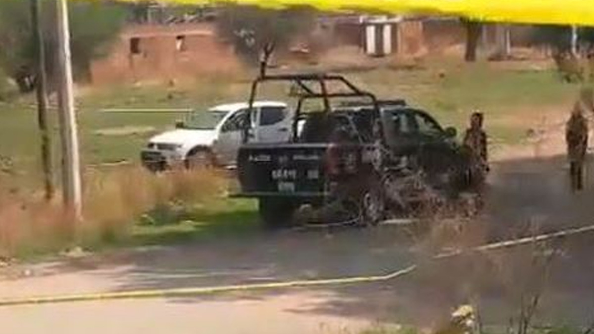 Balean a hombre en carretera de Guanajuato