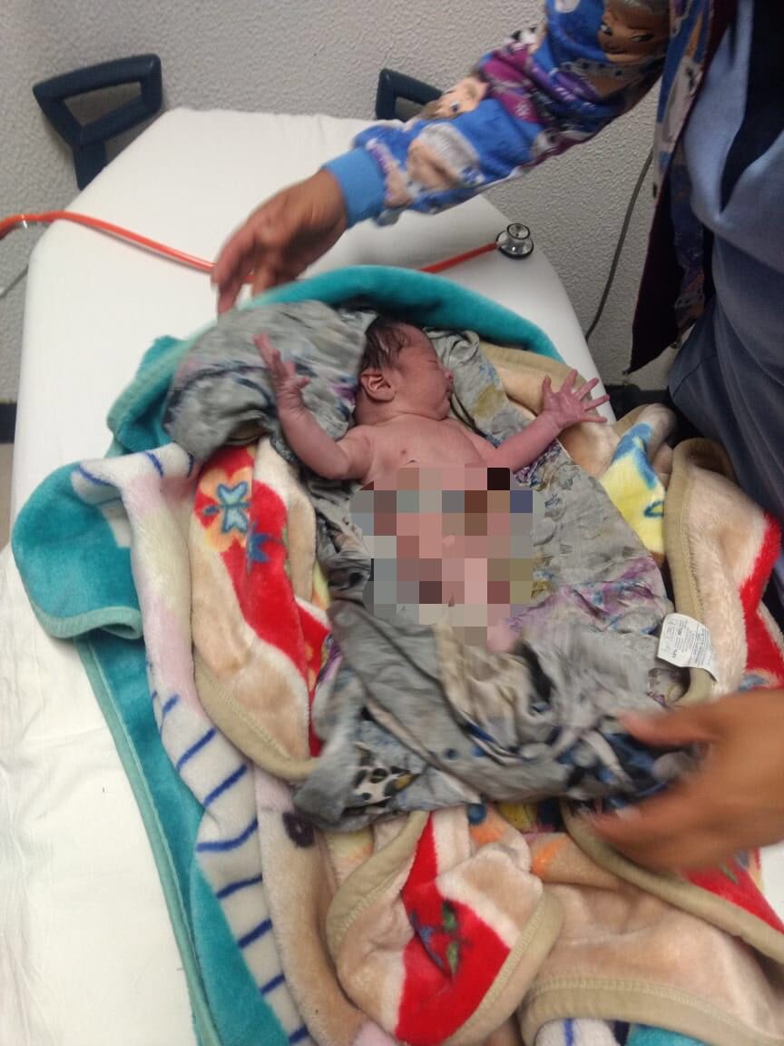 Abandonan a recién nacido en Tláhuac - bebe-tlahuac