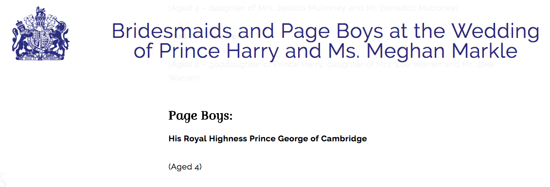 El príncipe Jorge y la princesa Carlota serán pajes de la boda real - boda-real-1