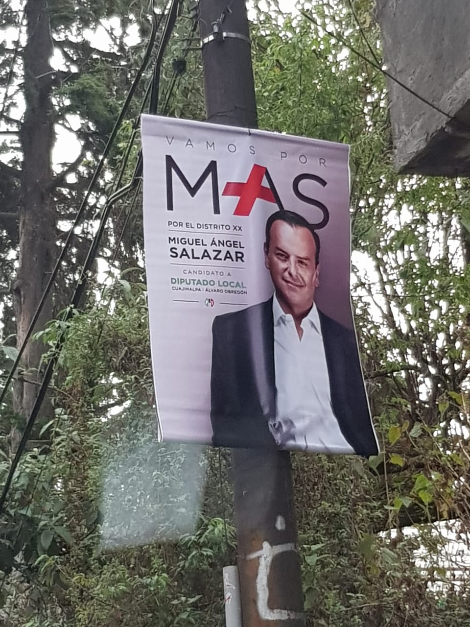 Carteles de propaganda política invaden Cuajimalpa - cartel-pol