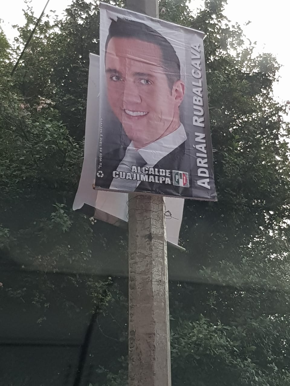 Carteles de propaganda política invaden Cuajimalpa - cartel-politico-2
