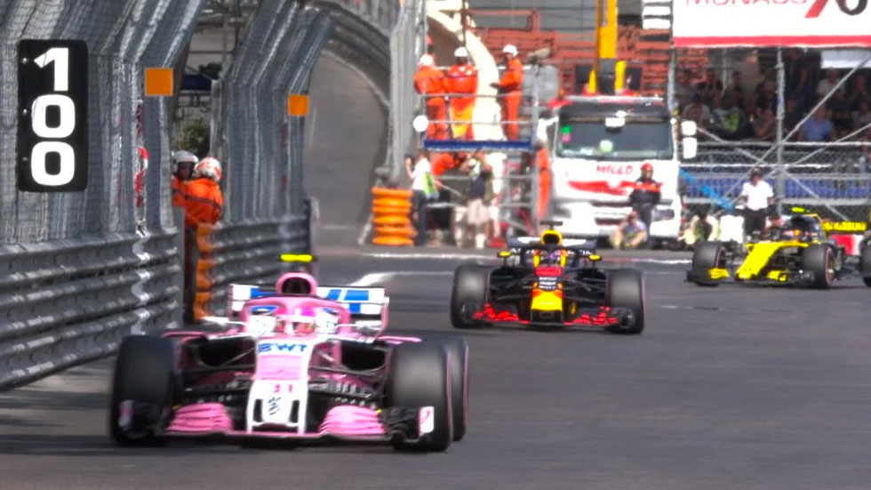 Sergio Pérez arrancará noveno en Gran Premio de Mónaco Sergio Pérez arrancará noveno en Gran Premio de Mónaco