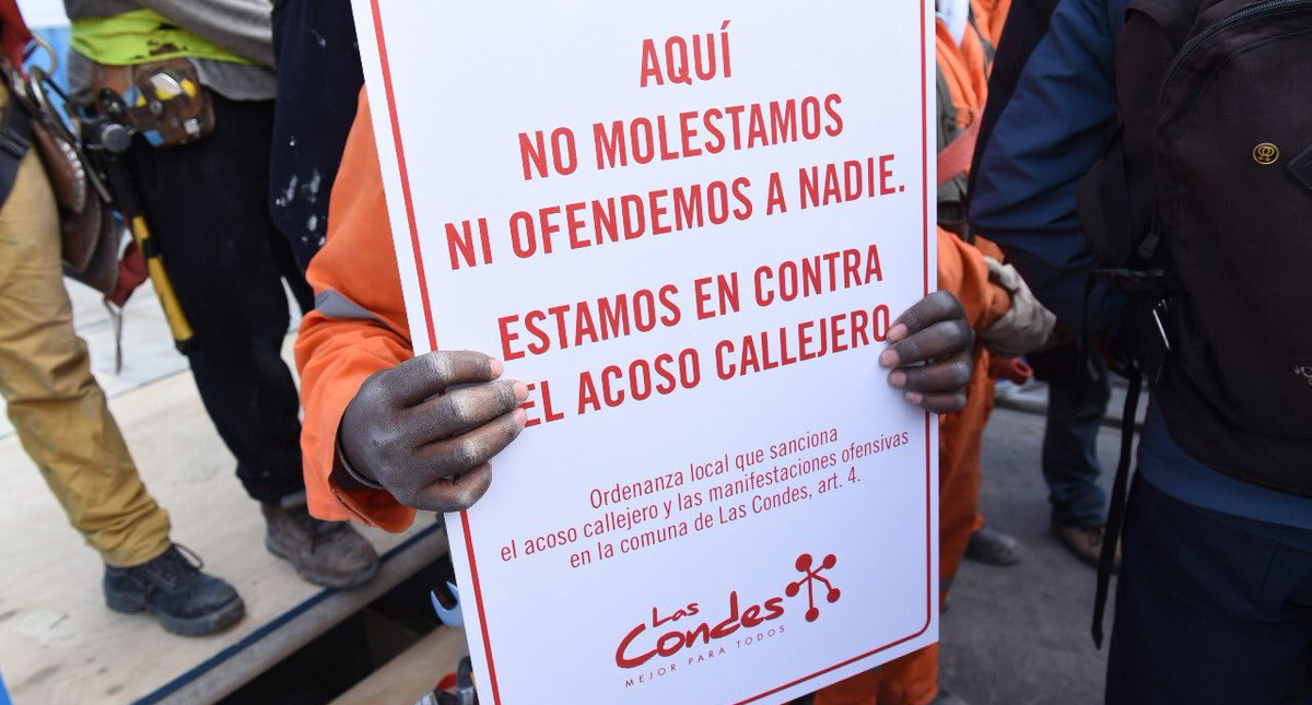 Multan a vendedor ambulante en Chile por acoso callejero