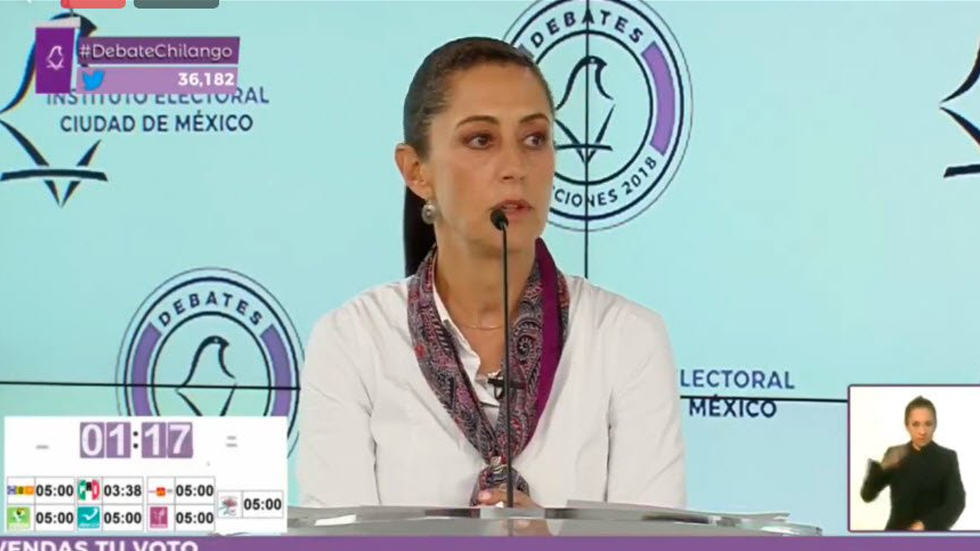 Sheinbaum pide no utilizar tema del Rébsamen como centro de la campaña Sheinbaum pide no utilizar tema del Rébsamen como centro de la campaña