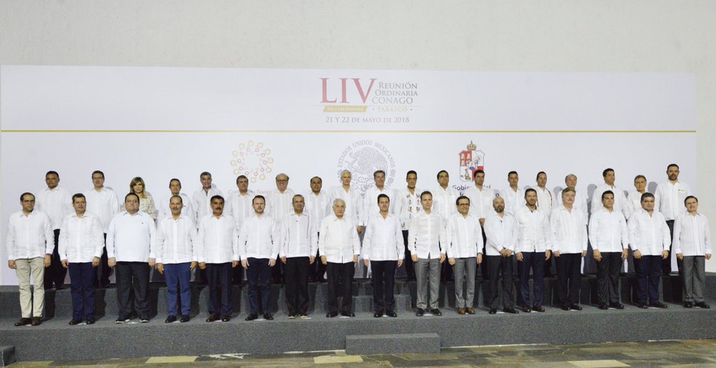 Peña Nieto llama a gobernadores a redoblar esfuerzos en seguridad - conago-gobernadores-epn