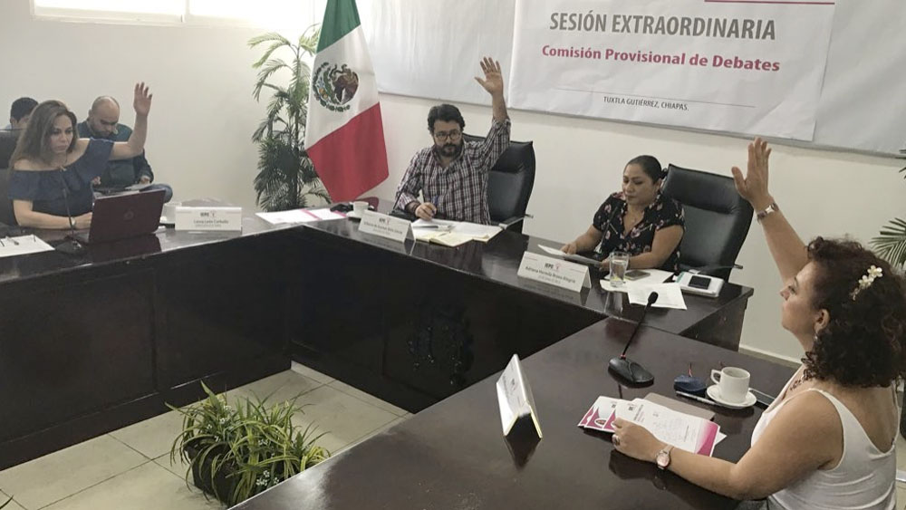 Aprueban moderadores para primer debate a la gubernatura de Chiapas