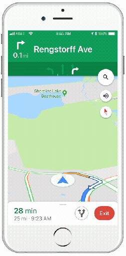 Ya se podrá cambiar la flecha por un cochecito en Google Maps - demo
