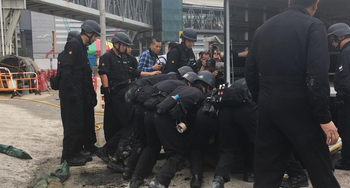 Desactivan bomba de la Segunda Guerra Mundial en Hong Kong