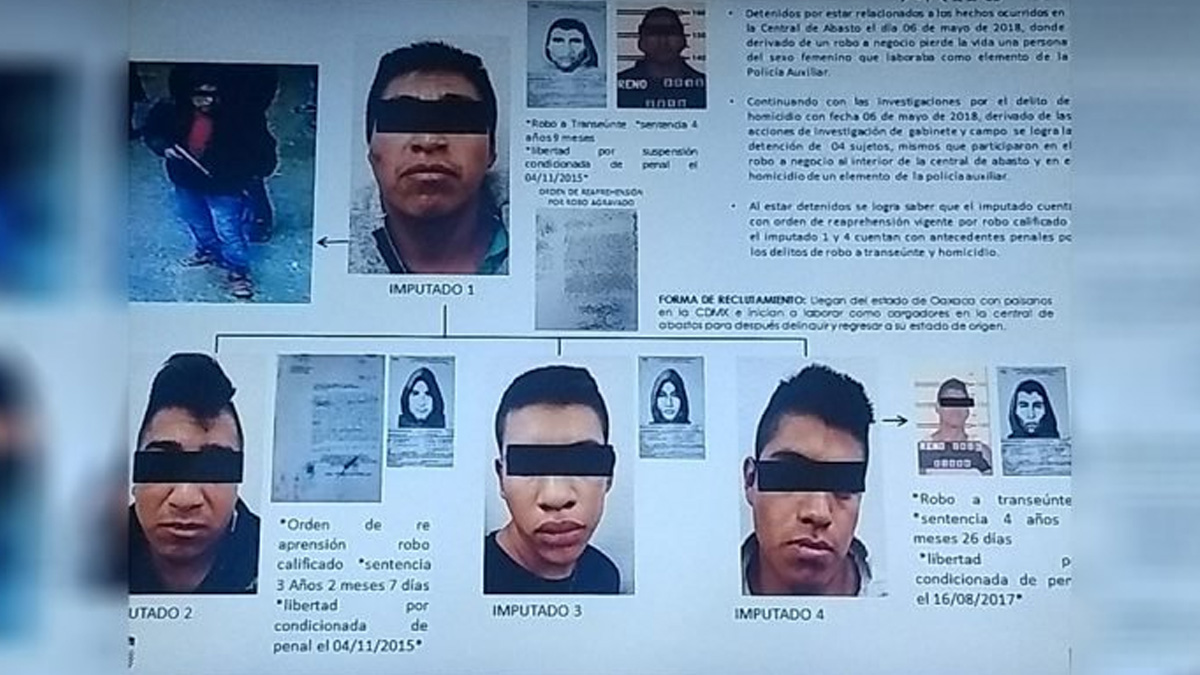 Vinculan a proceso a cuatro por asesinato de policía en Central de Abasto