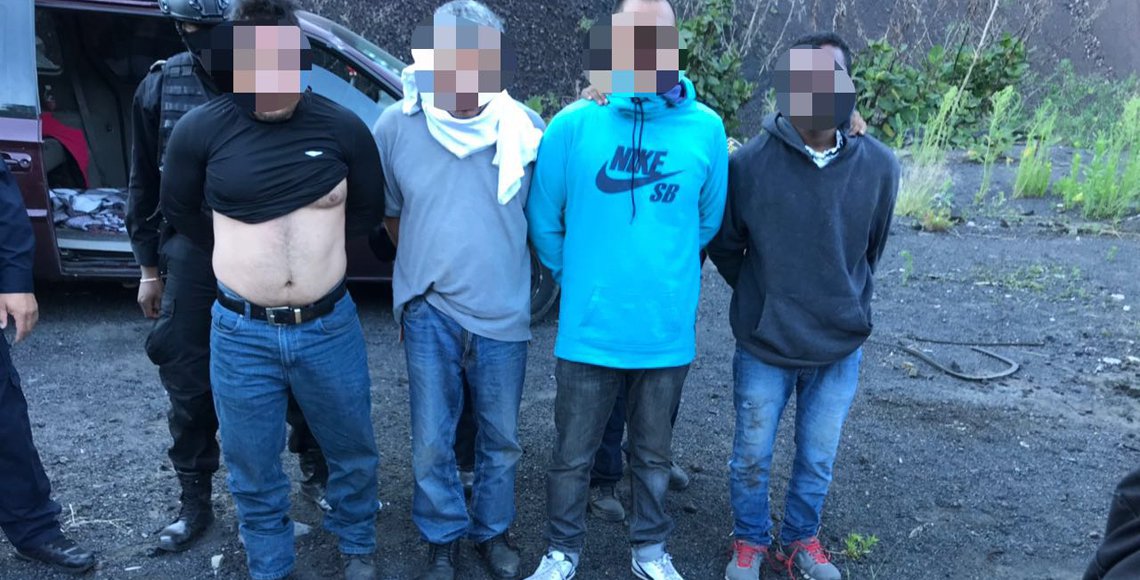 #Video Policías liberan a secuestrados tras balacera en Tláhuac - detenidos-tlahuac