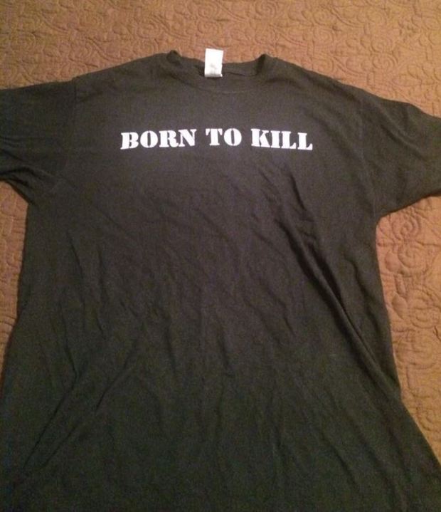 "Nacido para matar": playera de tirador de Texas - dimitrios-dimitri-pagourtzis-2