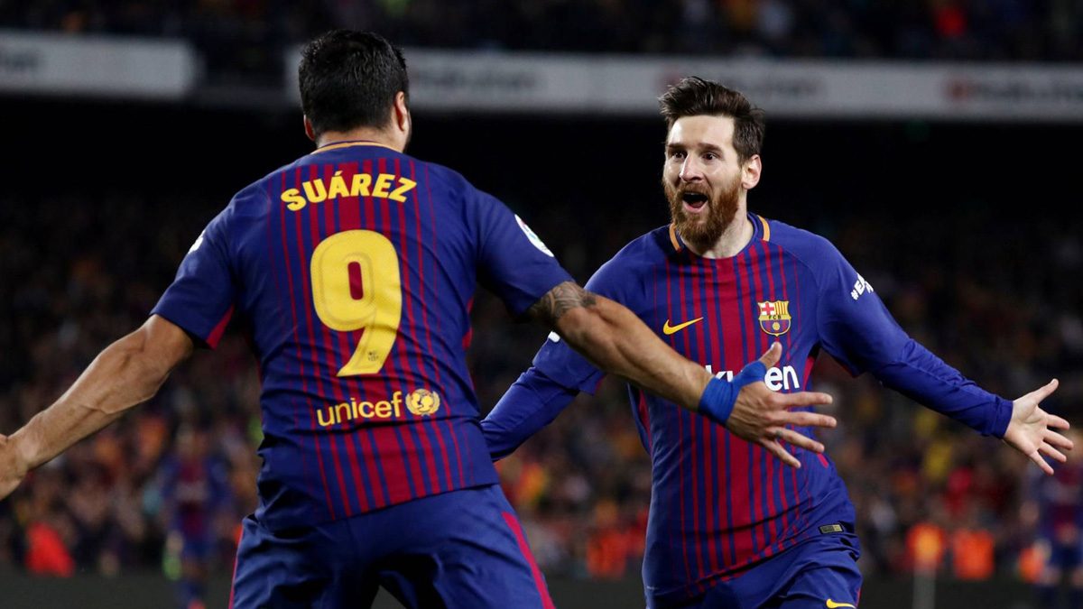 Barcelona y Real Madrid empatan en El Clásico - el-clasico-gol-messi-suarez