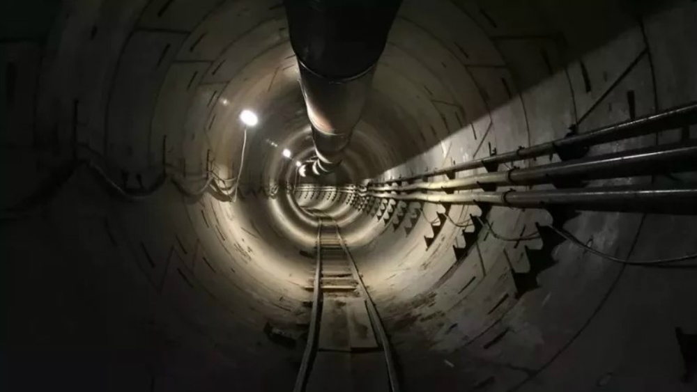 #Video Así es el primer túnel subterráneo de Musk para transporte en EE.UU.