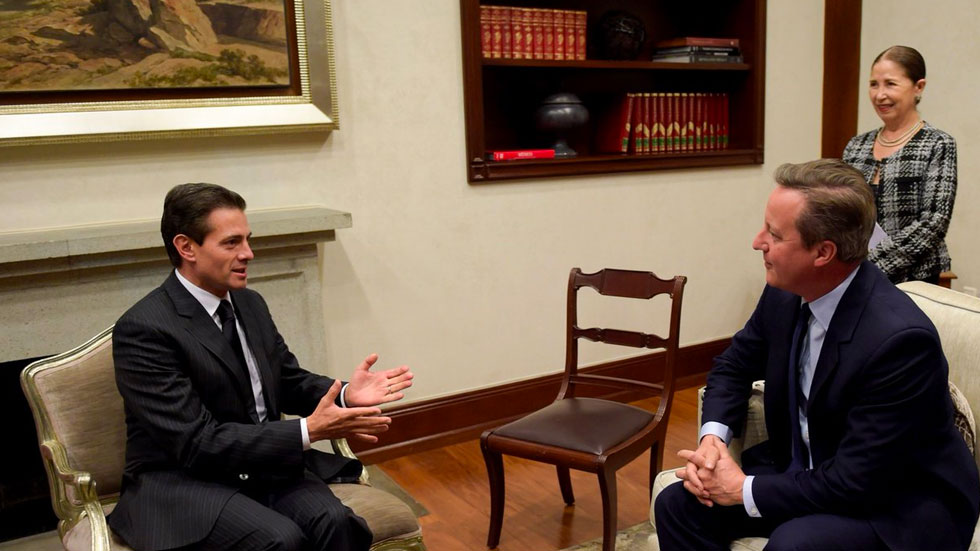EPN se reúne con ex primer ministro británico