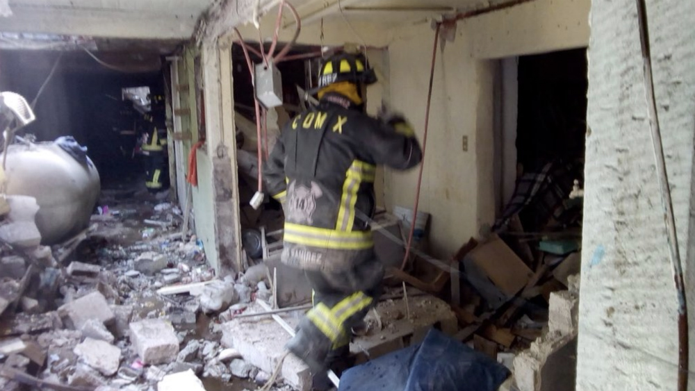 Explosión de tanque de gas deja un herido en Santa María la Ribera