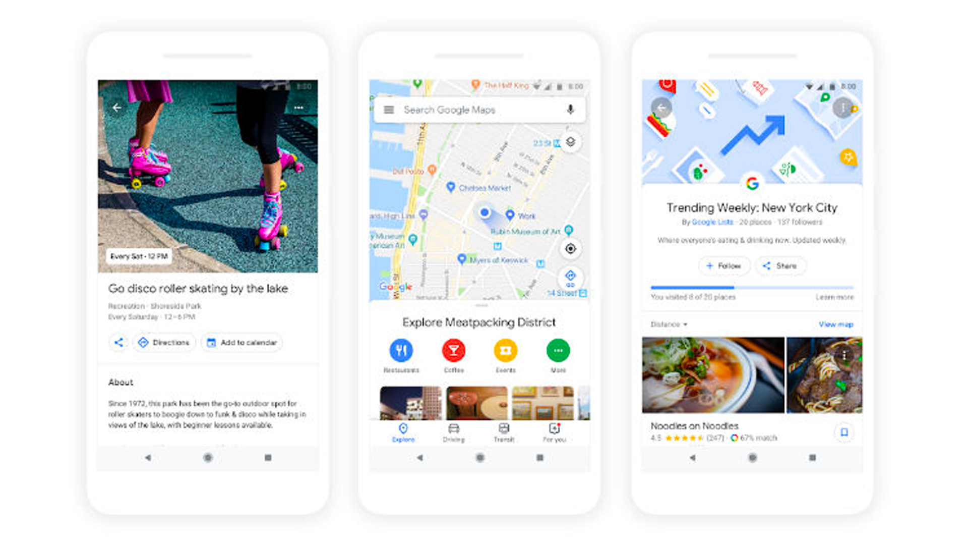 Llegan tres grandes novedades a Google Maps