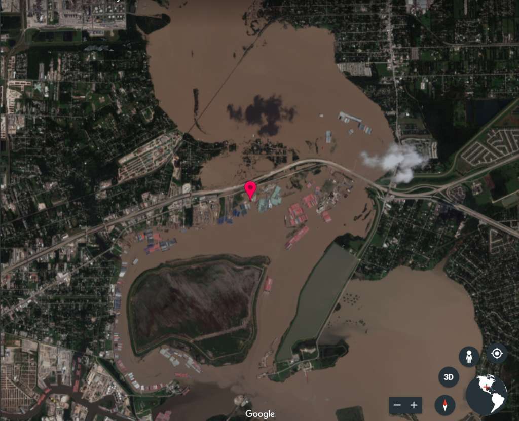 Imágenes satelitales del antes y después del huracán Harvey en Texas - harvey-satelite-huracan-texas-4