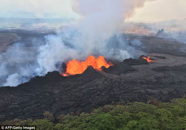 Primera víctima de la erupción del volcán Kilauea de Hawaii - herido-volcan-6