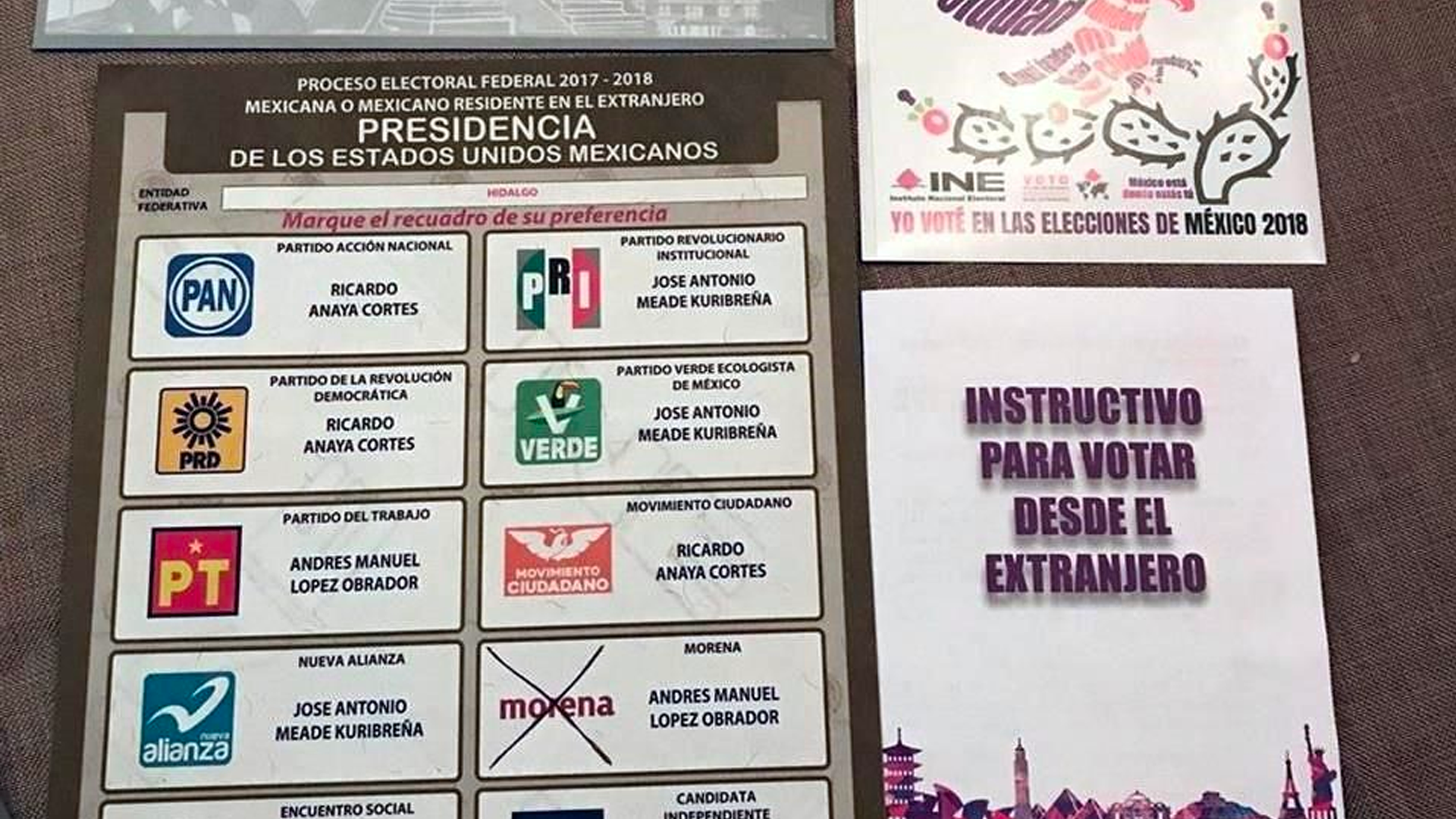 INE abre investigación por error en dirección de recepción de votos