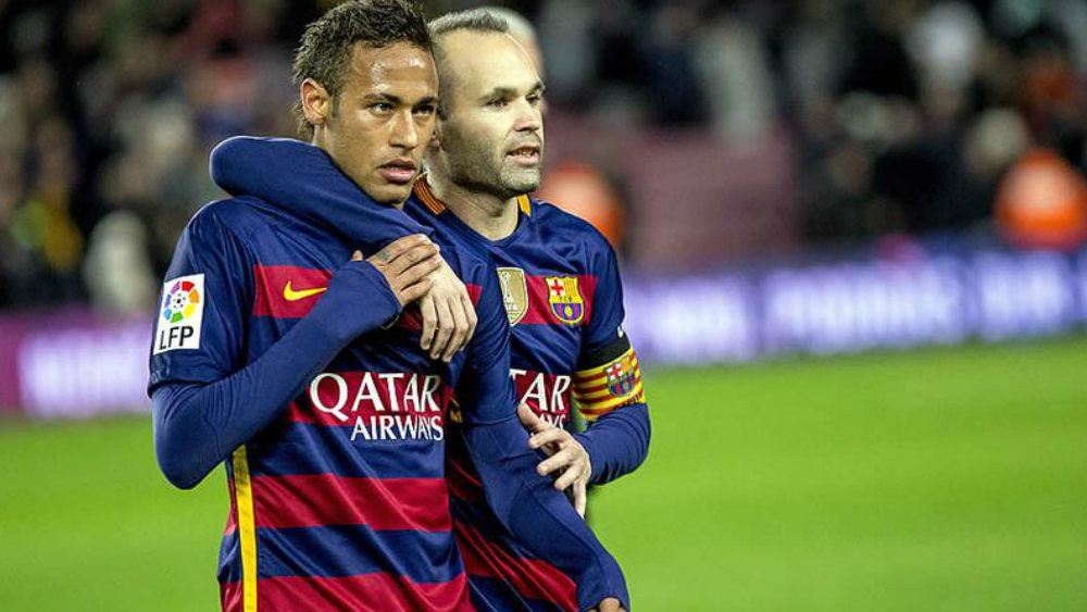 Llegada de Neymar al Real Madrid no sería terrible: Iniesta - iniesta-neymar2