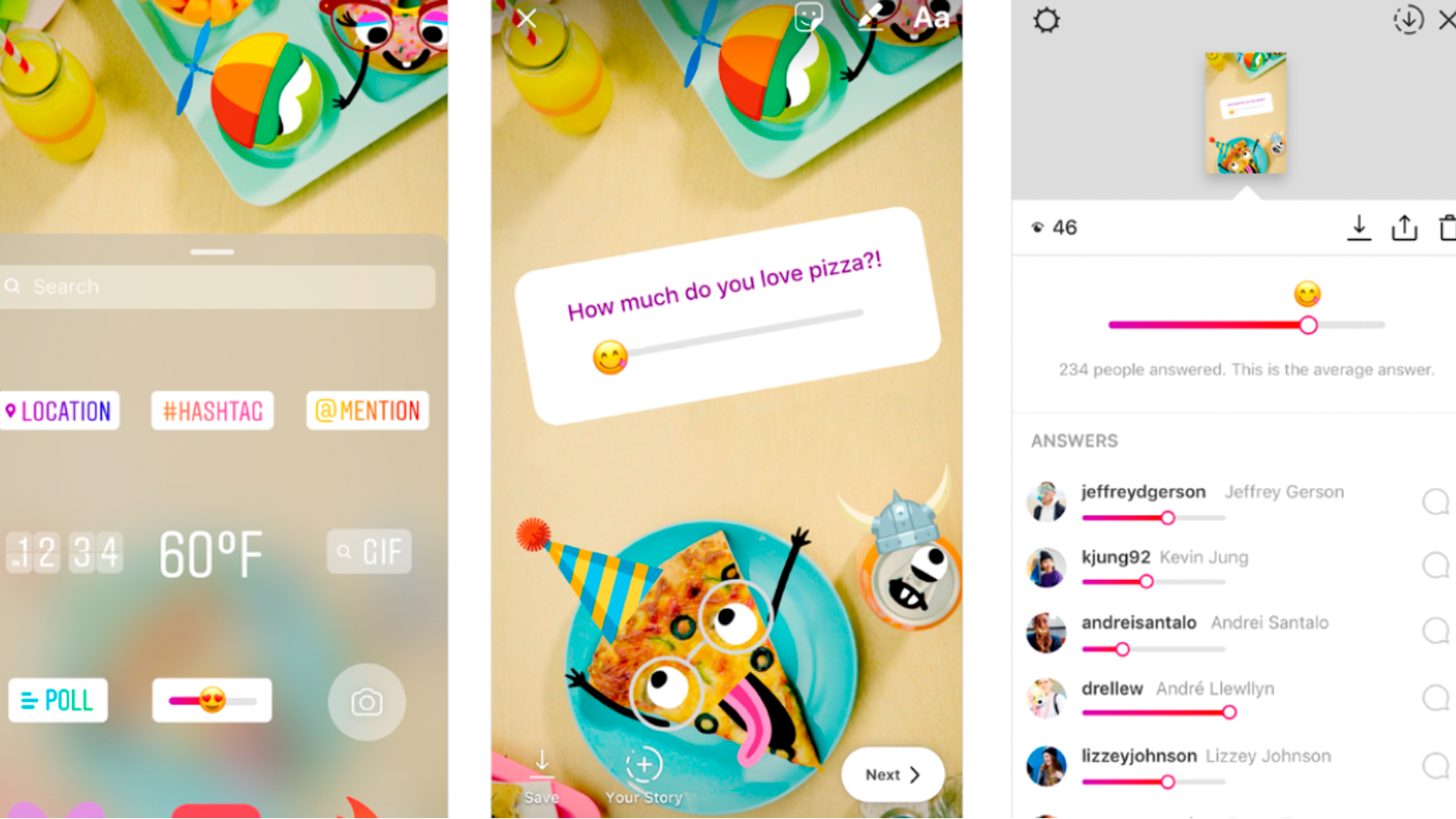 Instagram lanza emoji deslizable