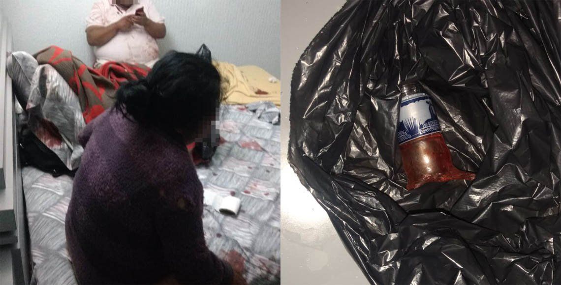 Detienen a hombre por intentar asesinar a mujer en hotel del Centro - intentan-matarla-con-una-botella-en-motel-del-cento-de-cdmx