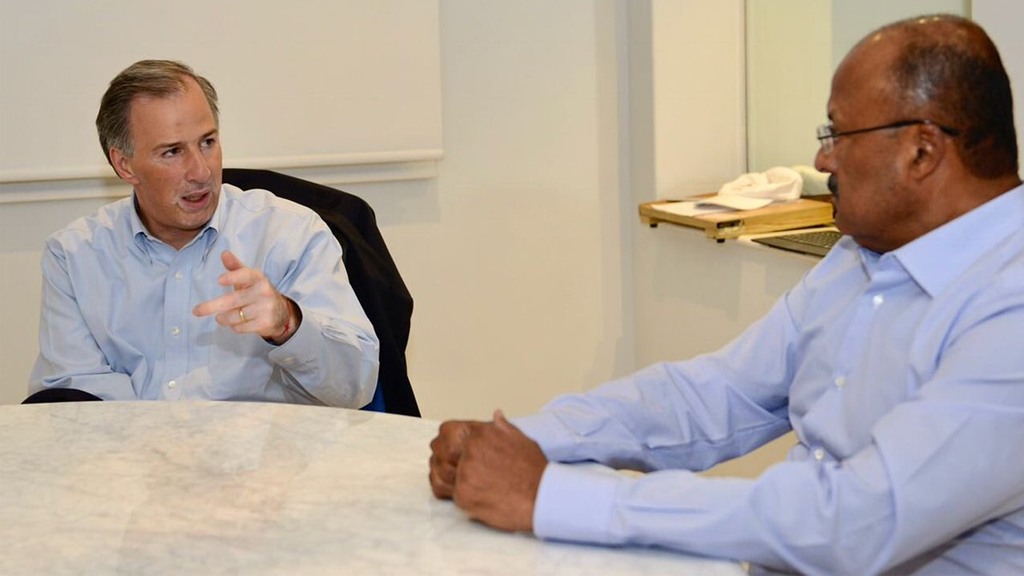 Meade se reúne con Aurelio Nuño y René Juárez