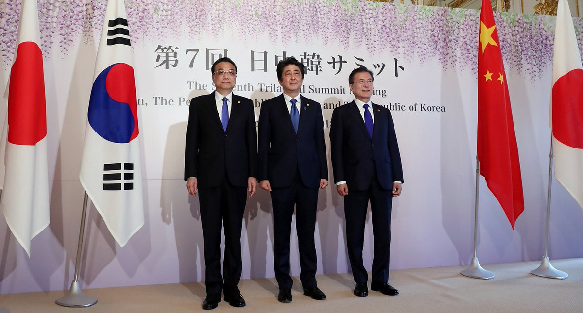 China, Japón y Corea del Sur acuerdan trabajar para desarme de Norcorea