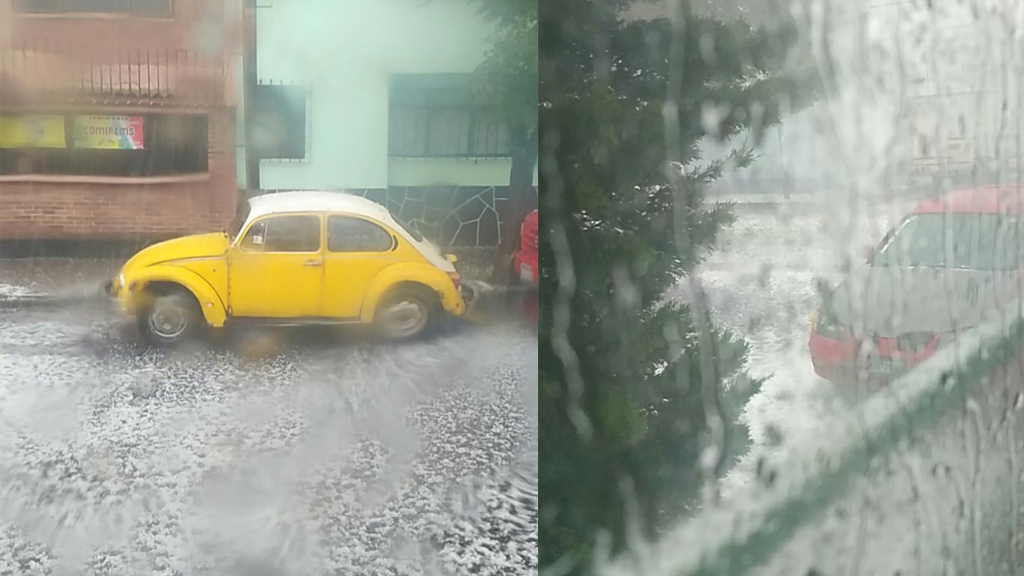 Granizo y lluvias en 10 delegaciones