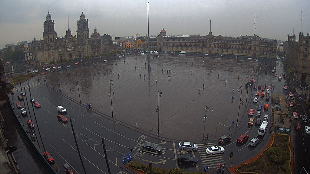 Reportan lluvia en al menos ocho delegaciones de la CDMX