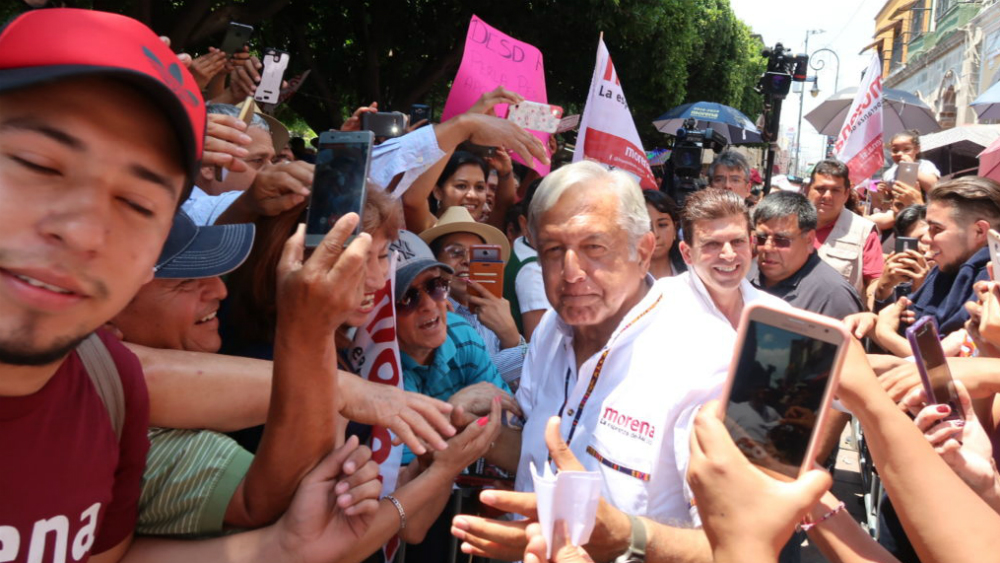 "Cada vez que Trump lance un tuit habrá otro de regreso": AMLO - lopez-obrador-mitin