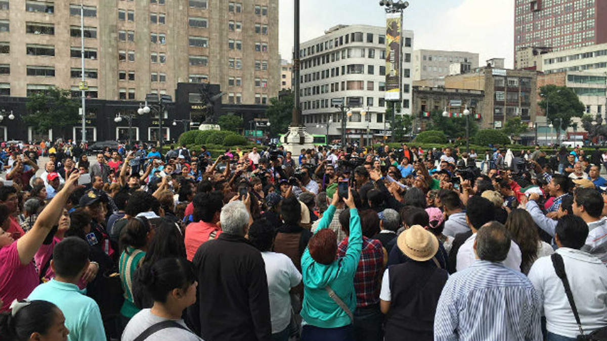 Las concentraciones de este martes en la Ciudad de México