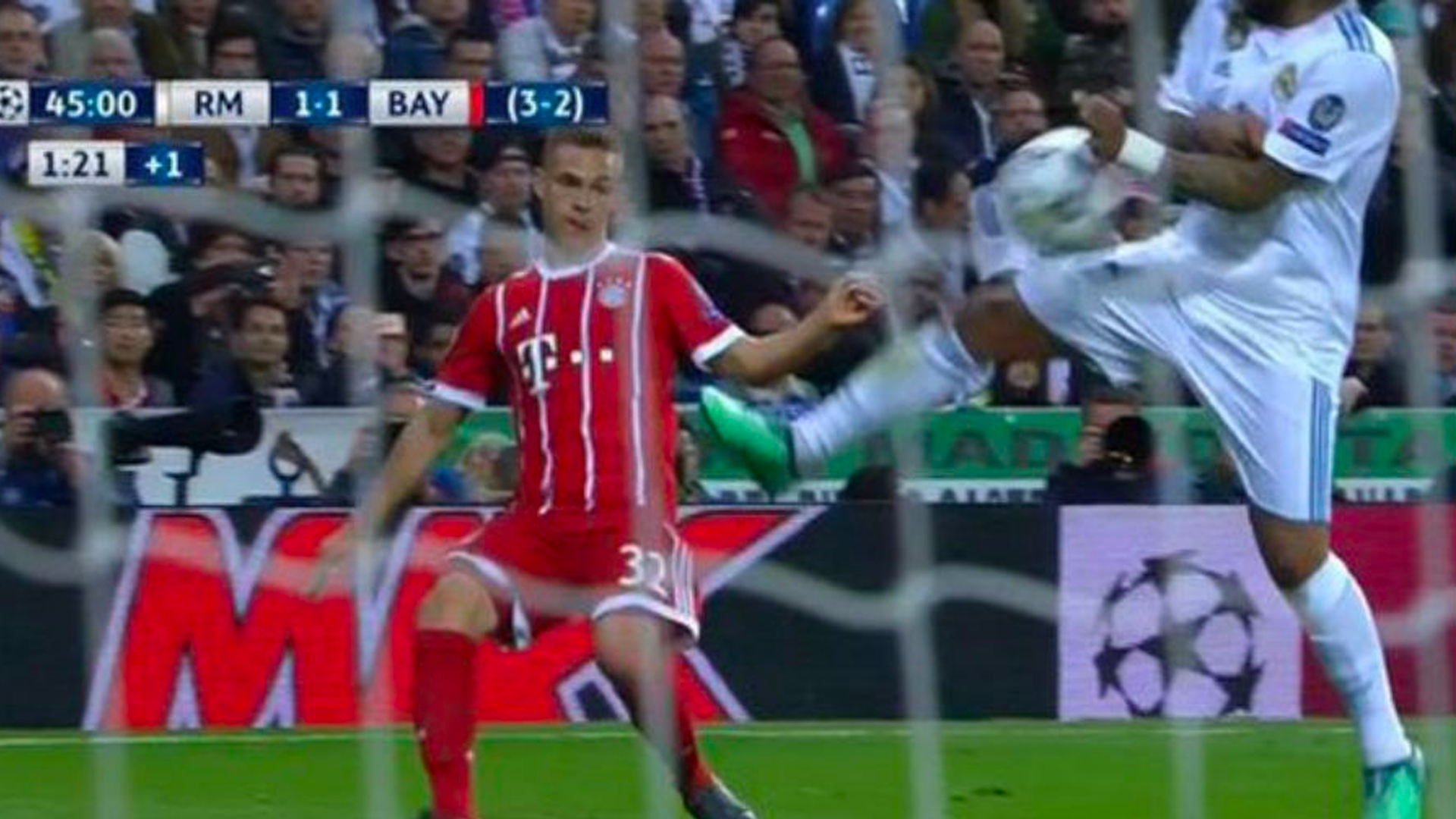 Sí era penal contra el Bayern Múnich: Marcelo