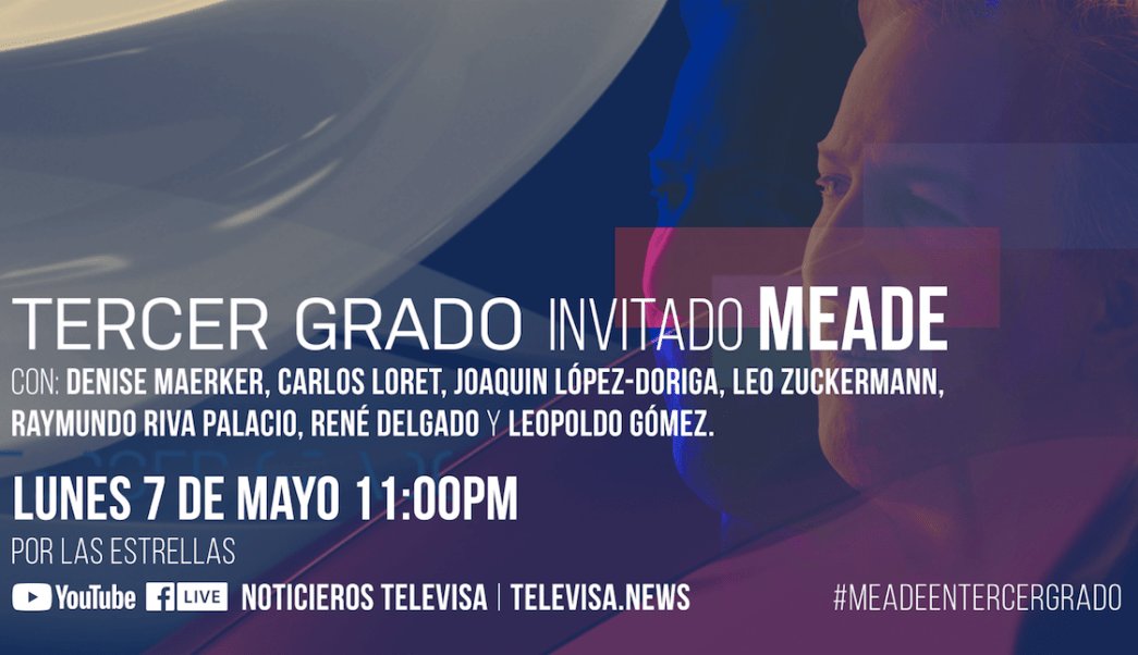 José Antonio Meade, segundo invitado en Tercer Grado - meade-en-tercer-grado