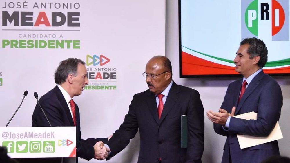 Meade destaca cambio de dirigencia en el PRI