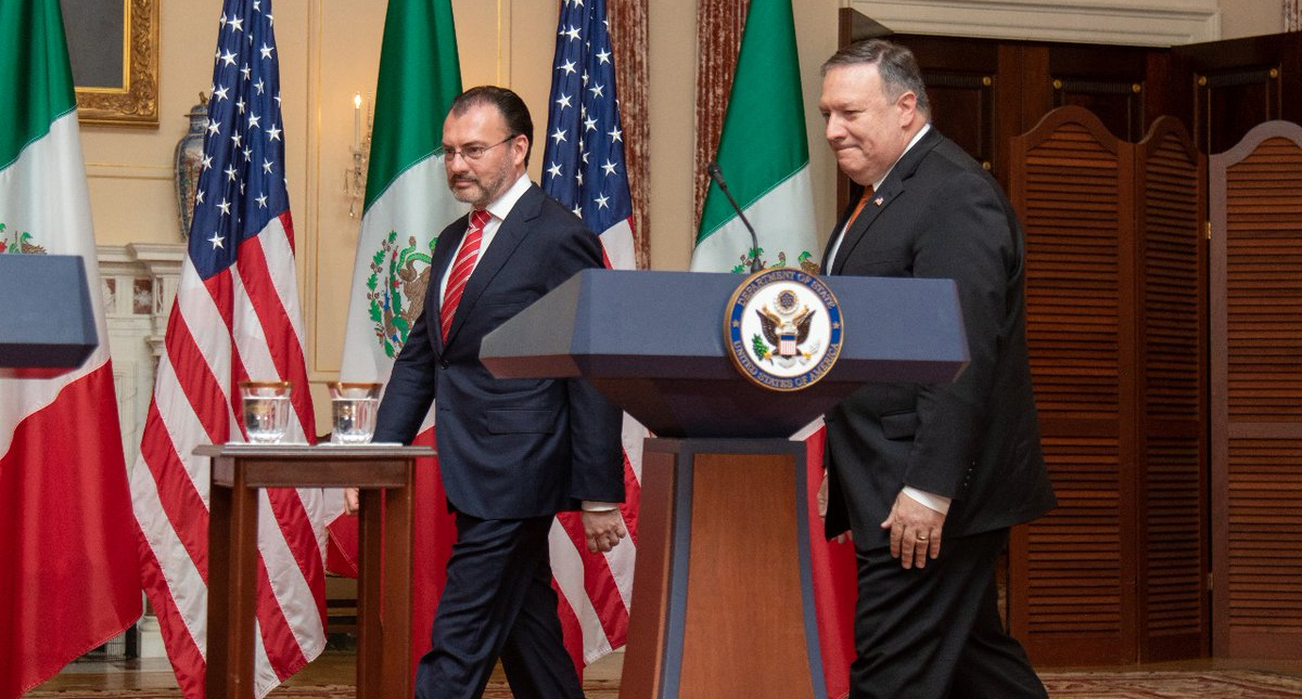 Videgaray y Pompeo acuerdan fortalecer relación bilateral - mike-pompeo-y-luis-videgaray
