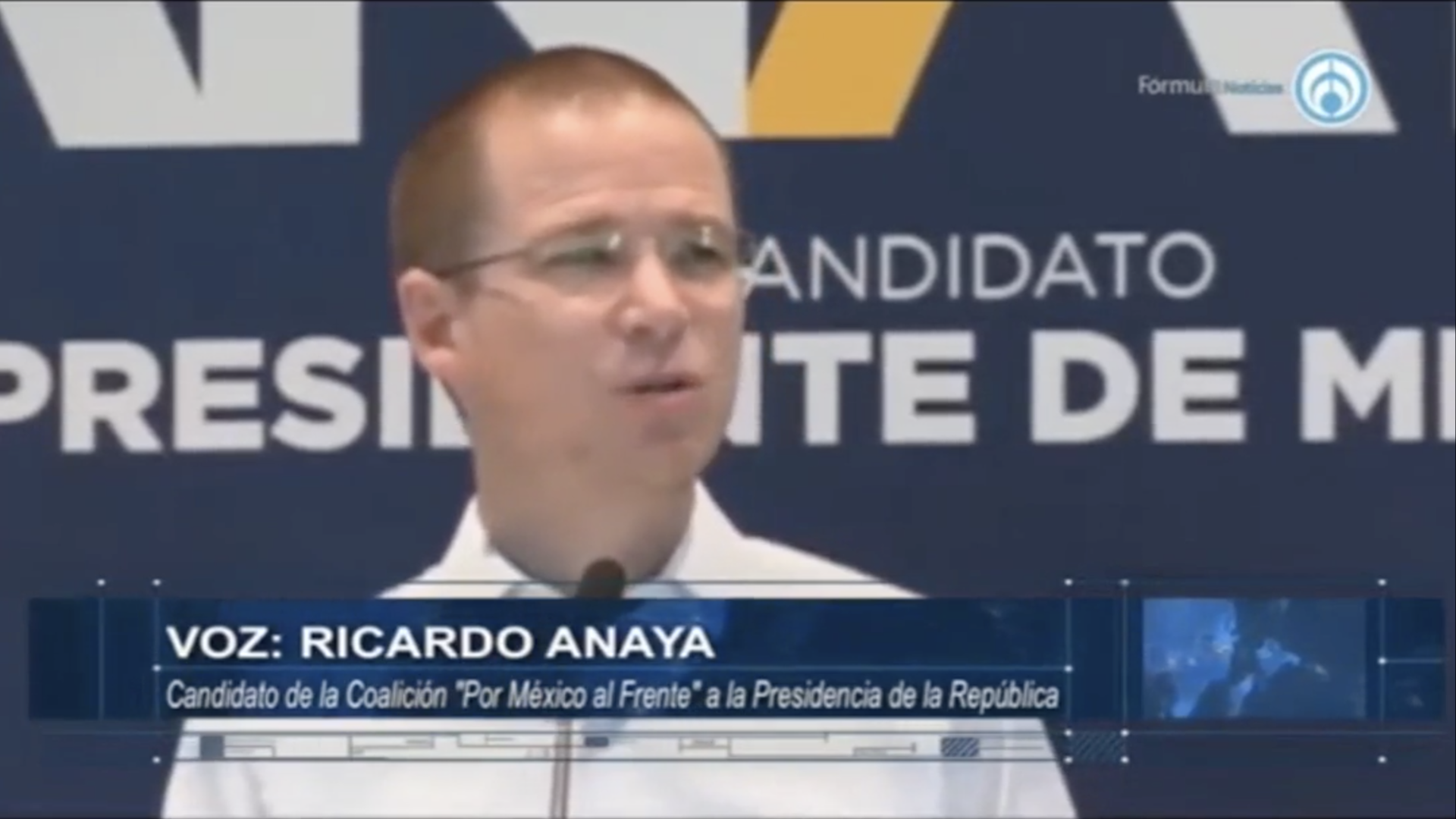 Regresó el López Obrador violento: Ricardo Anaya