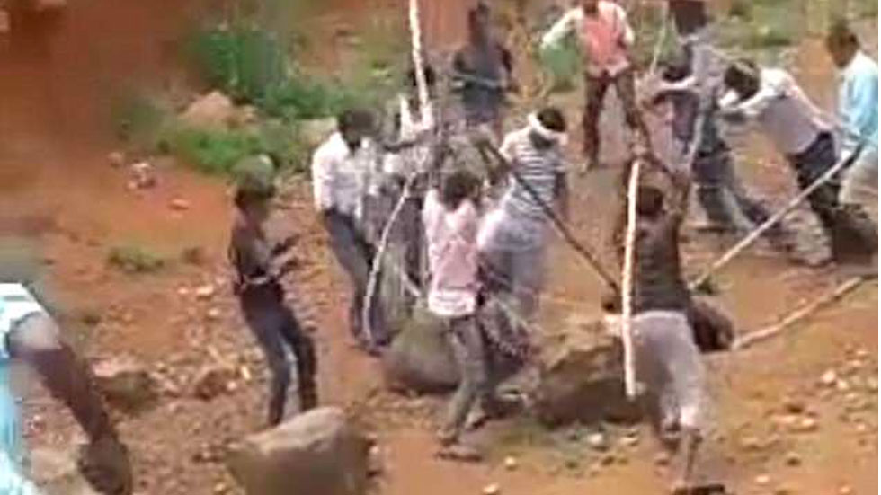 #Video Multitud mata a oso que atacó a hombre #Video Multitud mata a oso que atacó a hombre