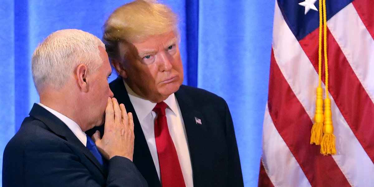 Altos funcionarios de la Casa Blanca salen en defensa de Trump - pence-trump