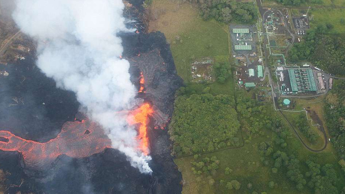 Cierran planta geotérmica por erupción del Kilauea - planta-geotermica-hawaii-lava