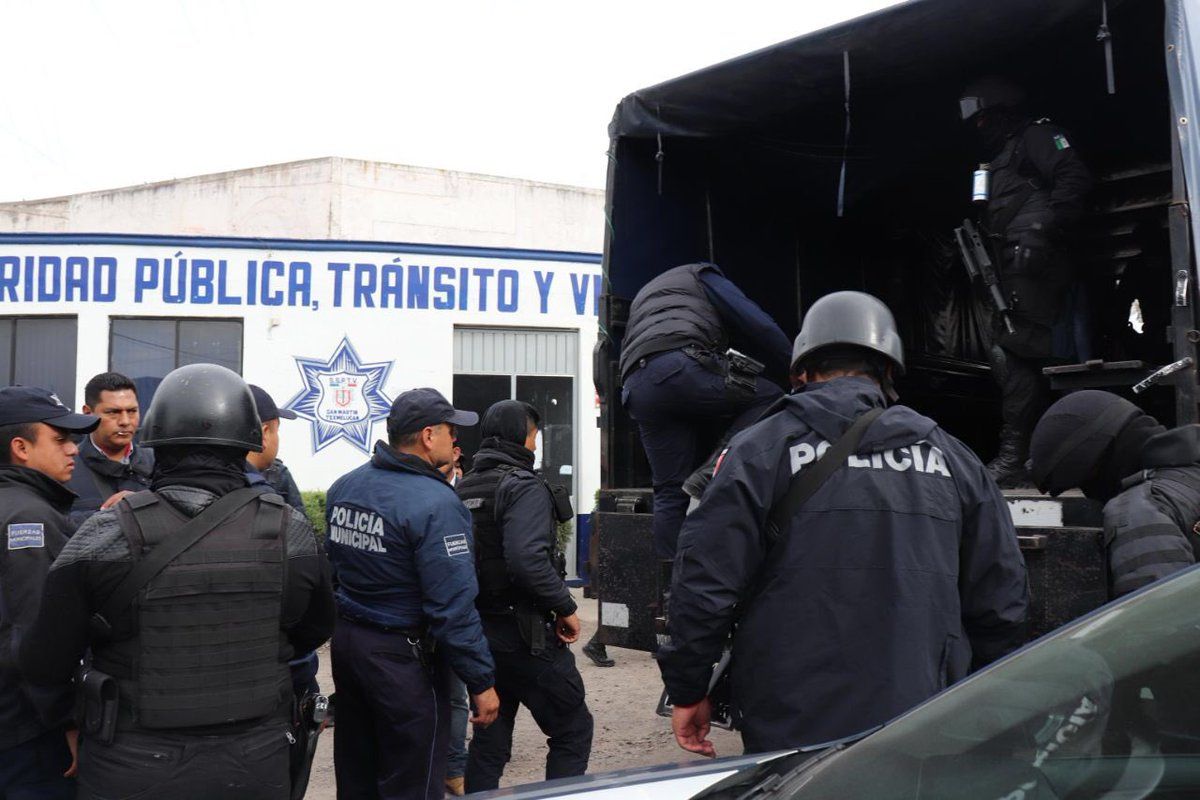 En San Martín Texmelucan operaba policía no registrada: SSP de Puebla - pol-puebla