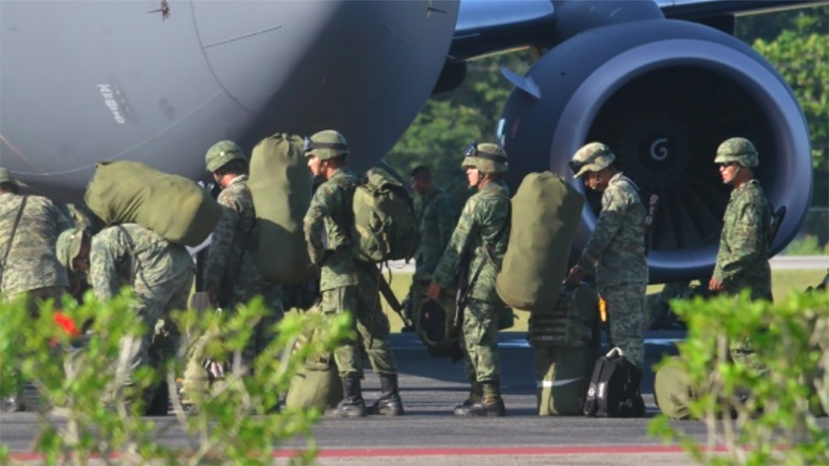 Policía militar reforzará la seguridad en Cancún