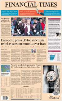 Inflación, Trump y Corea del Norte en primeras planas - portadas-10-may-financial