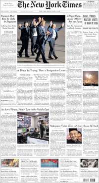 AMLO, INE y Trump en primeras planas - portadas-11-may-nyt